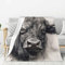 Mexpekil Überwurfdecke, Sofa-Überwurf, flauschig, weich, warm, vielseitige Fleecedecke, Tinten-Yak-Decke, Überwürfe für Sofas, groß, 101,6 x 76,2 cm