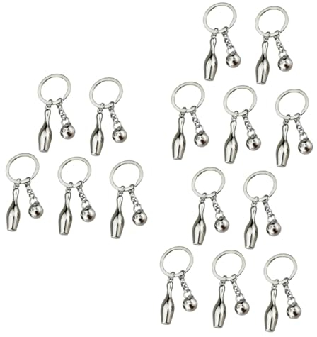 Gogogmee 3 Sets Einzigartiger Bowling-schlüsselanhänger Schlüsselanhänger Für Männer Und Frauen Bowling-schlüsselanhänger Zubehör 5 Stück * 3