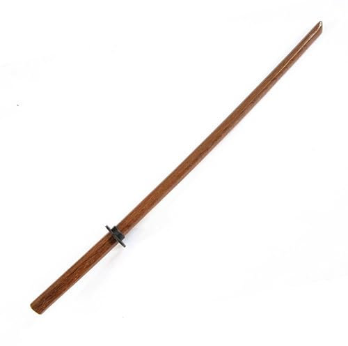 DEPICE Bokken aus Echtholz, inkl. Tsuba - Länge ca. 101 cm, Gewicht ca. 750 g - Aikido, Iaido, Kendo, Kenjutsu Bokuto (Birnbaum (schwer))
