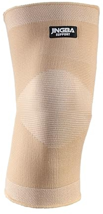 Full Leg Compression Sleeve with Knee Support 1 Elastic Soft Nylon Knee Brace Anti Slip Knee Compression Sleeve for Sports Running Basketball Knee Compression Sleeves Women 3X (Khaki, L)
