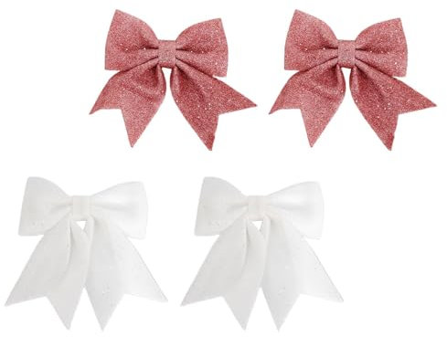 Harilla 4er Set Christbaumschleifen Zur Weihnachtsdekoration