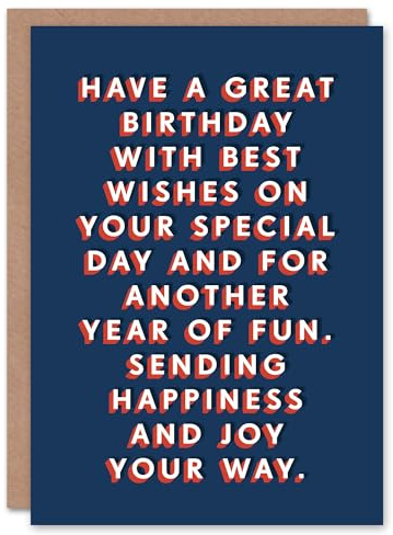 Artery8 With Best Wishes On Your Special Day For Him Birthday Card