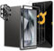 JZG 2 x Protector Pantalla para Samsung Galaxy S24 Ultra (6,80 Pulgadas) con 2 x Protector de Lente de Cámara, Autorreparación, Compatible Huellas Dactilares ID, HD Clara, Antiarañazos