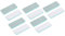 Milageto Bloc de ponçage 10x polissage en papier de verre compact lavable Bloc de sable faits à la main pour le vitrage en bois Brosse en pot en pot, 1000 5000