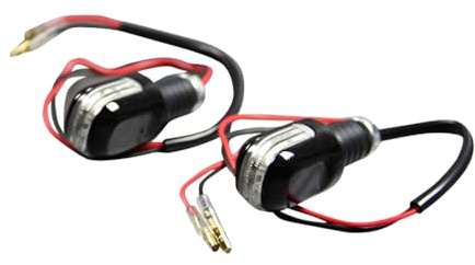 aVDB Universelle Motorrad LED Blinker – Lenkerenden – 36 mm x 28 mm – Ohne Gewindelänge
