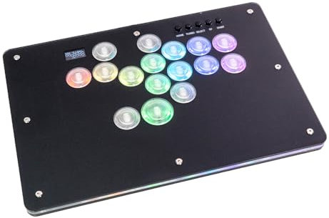 TIKITAKA T16 à déclencheur ultraspeed 0,5 mm Interrupteurs KASUMI, boutons ABS mat, éclairage RGB Contrôleur Sans Levier 14mm ultra-fin pour SF6/PC/PS4/Switch/NS2