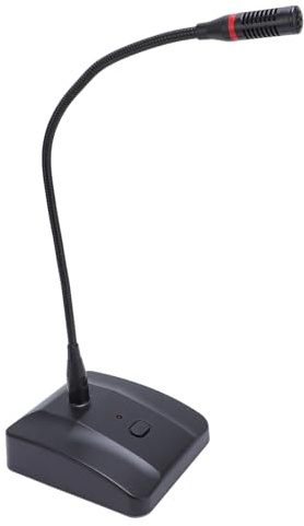Jectse Versatile Swan Neck Microphone for Conferences and videoconferences: Adjustable Desktop Microphone for Transparent Sound