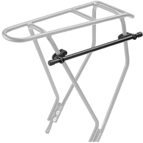 KlickFix Gepäckträgerstrebe Xtra Rail Schwarz, f. Gepäckträger mit Ø 8 16mm, 1916S