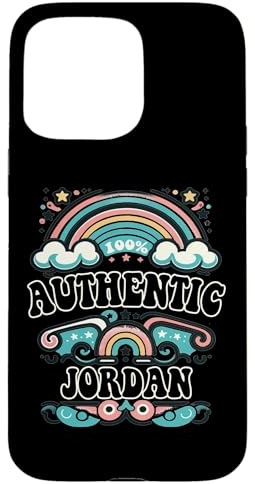 JORDAN 100% Authentic Cute Retro Girls JORDAN Name Case for iPhone 15 Pro Max