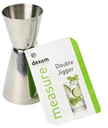 Dexam 17820611 Double Jigger, Stainless steel