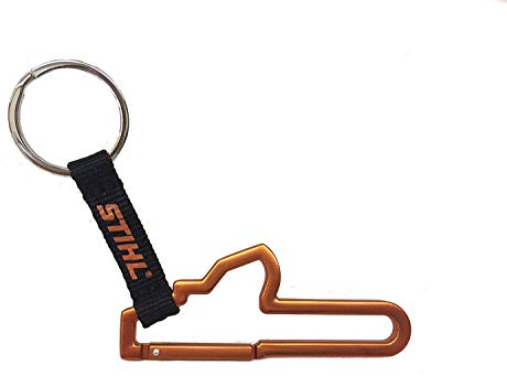 Stihl 04641140030 Schlüsselanhänger mit Karabinerhaken als Kettensäge