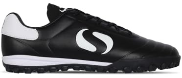 Sondico Mens Strike Astro Turf Trainers Football Boots Black/White 16 (51)