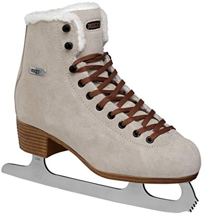 Roces Damen Suede ECO-FUR Freizeit-Schlittschuh, suedebrown, 36