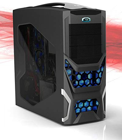K&M Black Gaming Chassis PC Case RT-313. No PSU