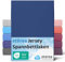 etérea Jersey Spannbettlaken 200x220cm Marine bis 25 cm Höhe - 100% Baumwolle Spannbetttuch Oekotex - Bed Sheets Leintuch Bettbezug mit Rundumgummi - Bettlaken 200x220 cm - Blau