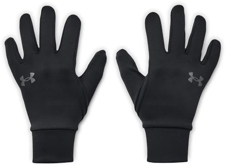 Under Armour Boys' Storm Liner Gloves , Black (001)/Pitch Gray , Large