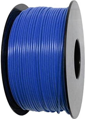 Xenterio 100m auf Kunststoffspule YV Schaltdraht, starr, Draht-Ø 0,50mm, Kupfer verzinnt, Farbe Isolierung blau