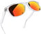 Joopin Square Polarised Sunglasses for Men Women UV Protection Unisex Mirror Retro Sunglasses Man for Driving Hiking Fishing Sports (Mirrored Orange Red Lens)