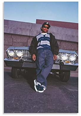 TSALF Kunstdruck Poster Kein Rahmen Eazy-E Poster Leinwand Wandkunst Bilder für Schlafzimmer Wandkunst Geschenke Dekor 30x50cm