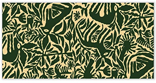 mubusi Tapis Vinyle du Sol Cuisine Salon - Différentes Tailles - (Sauvage 60x120 cm)