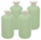 LusDoly 4 Stück, 500ml Grün Kunststoff Squeeze Flasche mit Flip Cap für Seife Kosmetik Lotionen Gels Shampoo