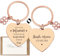 GEBETTER Schlüsselanhänger Geschenke für Mutter Herz Damen Muttertag Erntedankfest Weihnachten Geburtstag Geburtstagsgeschenk Mütter Geschenk (Mutter - Roségold Edelstahl)