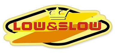 WildeBabsKLBT Low and Slow car K1823 Hochwertiger Premium Auto-Aufkleber Sticker Decal Autoaufkleber Aufkleber-Folie 12cm