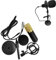 UWEREBFM Professional Condenser Micro Kit Low Noise Studio Radio Recording Micro Kit with Adjustable Scissor Arm Stand, Shock Absorber Mount, Pop Filter, USB Audio Cable