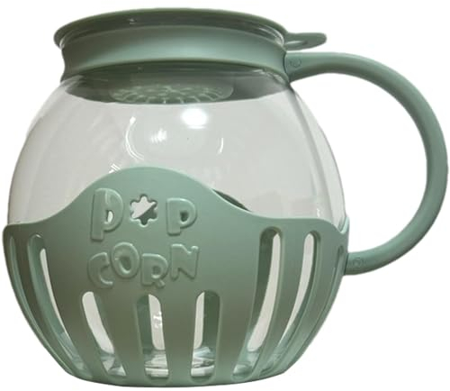 Popper De Palomitas De Maíz Para Microondas, 2.13L Tarro De Palomitas De Maíz, Recipiente Para Cocinar Palomitas Con Tapa Y Asa, Tazón De Palomitas De Maíz, Palomitero Mantequilla, Popcorn Maker