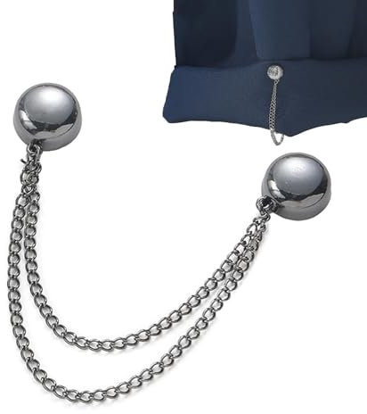 Dtaigou Magnetische Kleidungsklammern, Kleidungsschalklammern - Kopftuch-Dornschließe,Multifunktionales magnetisches Bekleidungszubehör für Damenkleidung, Hijab-Pin-Dekoration