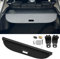 Motoforti Cubierta De Carga Retráctil Para Bmw X1 2023-2024 Estante De Maletero Trasero Sombra De Seguridad Para Equipaje Lienzo Con Accesorios Negro Brillante
