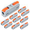 Innfeeltech 10 connexions 3 - en - 1 pinces de connexion de sortie avec levier connecteur de câble avec pince de 0,2-4mm² pour les projets de bricolage