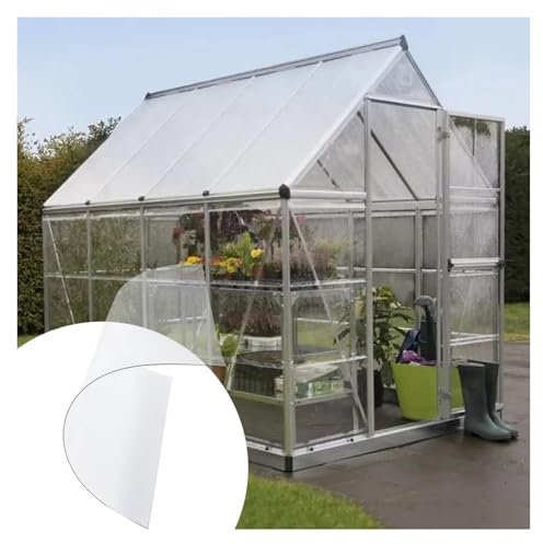 Pannello in policarbonato trasparente, 1,56 x 7 m, in plastica acrilica, per pergola, tenda da esterno, copertura a baldacchino (1,6 x 7 m)