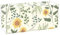 Yoogain Sonnenblumen Blumen Pflanzen Zweige Blätter Acryl Bleistift Becher 4 Fächer Transparent Bleistift Spender Kunststoff (prop2) für Büro Büro Zubehör