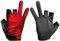 GMBYLBY Fingerlose Angelhandschuhe 3 Finger Geschnitten Atmungsaktive Sporthandschuhe Schnell Trocknende rutschfeste Handschuhe Zum Radfahren Laufen