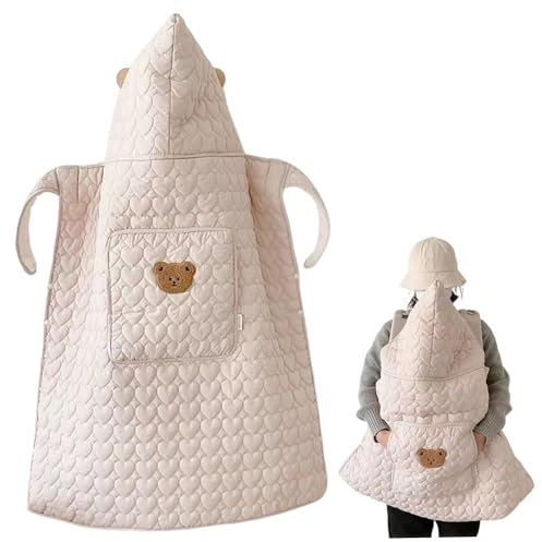 Couvercle de Porte-bébé Hiver Blanchette de Poussette Moteur Coeur Mignon Vent pour Le Vent