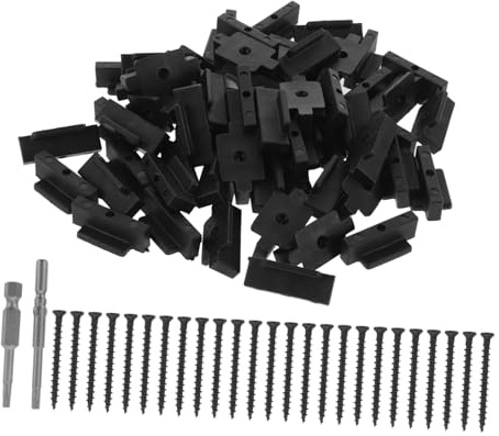 DIYEAH Concealed Fastener for Decking Plastic Deck Fasteners Kit Composite Decking Screws Strong Easy Install