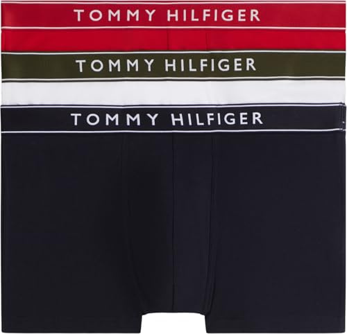 Tommy Hilfiger Herren 3er Pack Boxershorts Trunks Unterwäsche