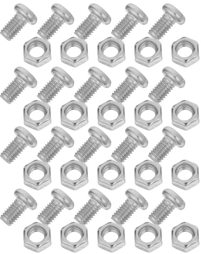 ARTSEWPLY 20pcs Pan Handle Screws Nuts Stainless Steel Heavy Duty Cookware Handle Bolts Sturdy Corrosion Resistant and Cookware Repair