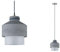 Paulmann 79616 Neordic Helin Pendelleuchte max.1x20W E27 Grau/Satin 230V Beton/Glas