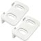 SPARES2GO Lot de 2 supports coulissants pour porte de réfrigérateur congélateur Beko