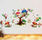 HALLOBO® Wandtattoo Pilz Haus Mushroom Fee Baum Wandsticker Aufkleber Babyzimmer Kinderzimmer Vögel Mädchen