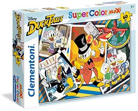 Clementoni 26432 Duck Tales - Maxi Puzzle, 60 Teile