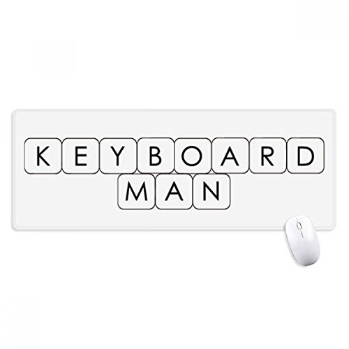 beatChong Tastatur Man Non-Slip Mousepad Große Erweiterte Spiel Büro titched Kanten Computer-Mat Geschenk
