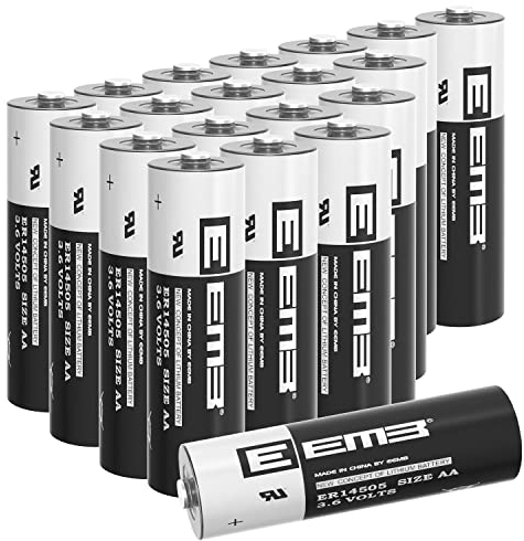 EEMB 20pcs ER14505 AA 3.6V Batteria al litio Li-SOCL non ricaricabile SB-AA11 LS14500 TL-5903 SL-360 S7-400 ER14500 perdell'attrezzatura dell'impianto dello SpA del contatore di elettricità