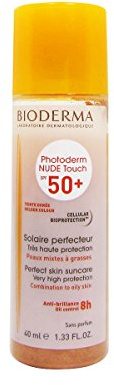 Photoderm Nude Touch SPF 50+ Dorado. 40 ml. BIODERMA