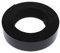 WoodPress® 22mm Matt Black Melamine Edging, Pre-Glued Veneer Tape – 7.5m Roll - Iron-On for Easy DIY Application – Will Cover the Edge of a Standard MDF Panel