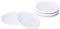 SM SunniMix 5pcs 1:12 Puppenstuben Mini Tafelservice Teller Geschirrset Zubehör - Weiß