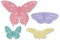 Sizzix Thinlits Stanzschablone 665097 Flutter auf von Jessica Scott 9er Pack Cutting dies, Multicolore, Einheitsgröße
