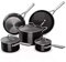 Ninja Foodi Never Stick 9pc Nonstick Cookware Set (9, Black)